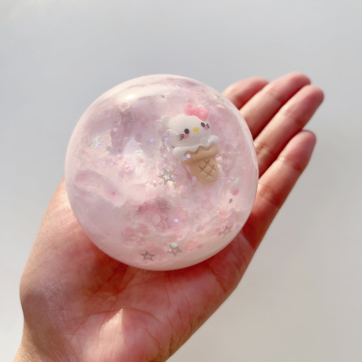 Kitty Mochi Squishy Stress Ball, Sensory Toy, Fidget,Stress Relief,
