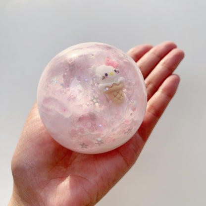 Kitty Mochi Squishy Stress Ball, Sensory Toy, Fidget,Stress Relief,