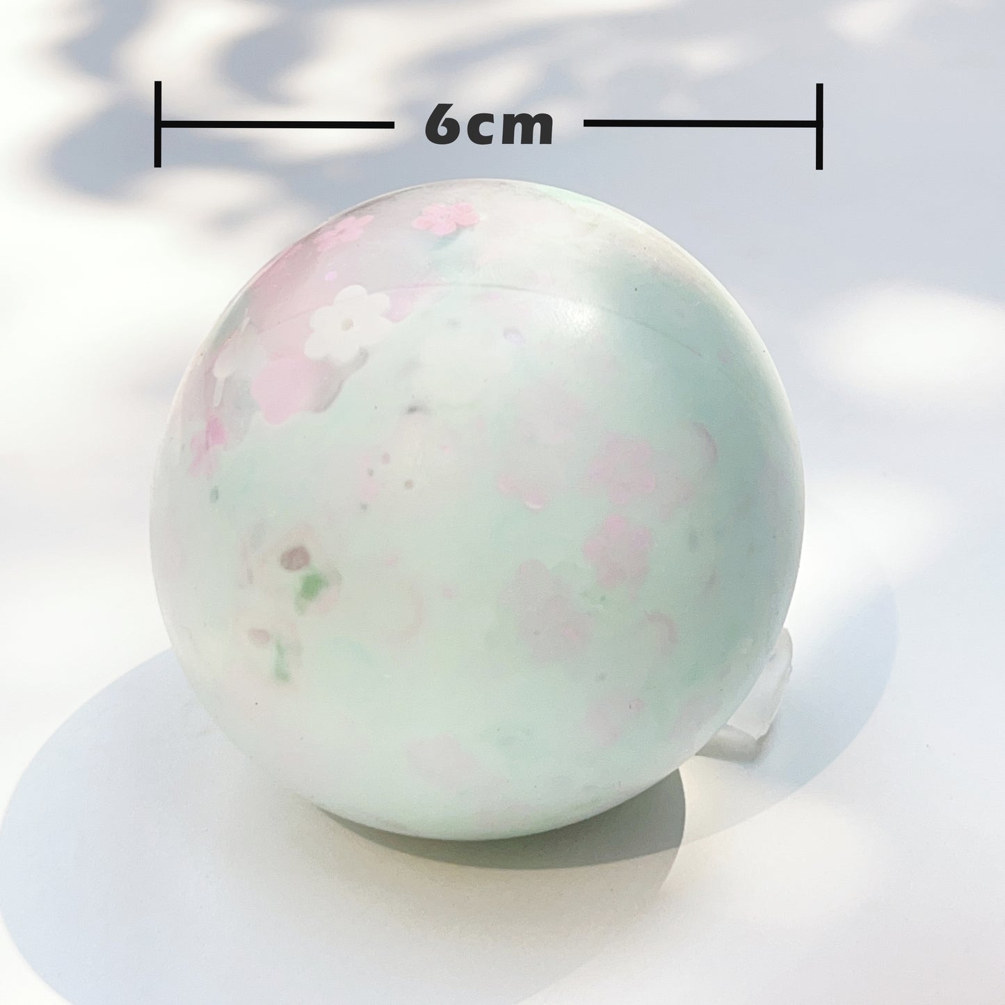 Pastel Floral Block Mochi Squishy Ball,Fidget, Sensory Stress Relief Toy, GF