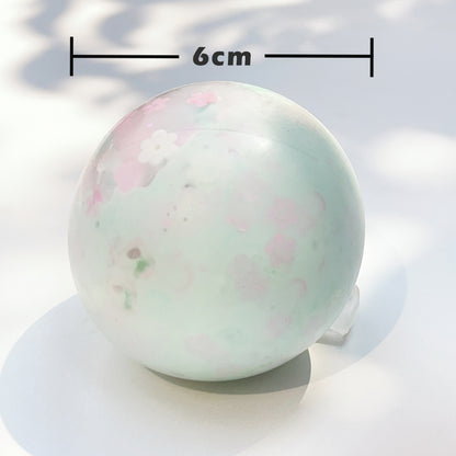 Pastel Floral Block Mochi Squishy Ball,Fidget, Sensory Stress Relief Toy, GF