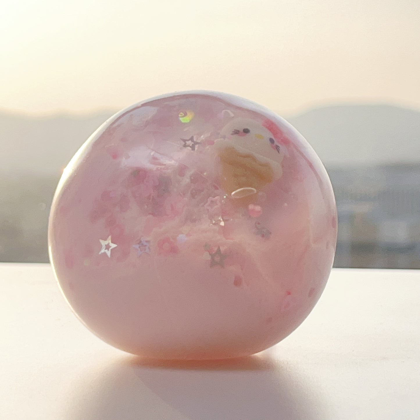 Kitty Mochi Squishy Stress Ball, Sensory Toy, Fidget,Stress Relief,