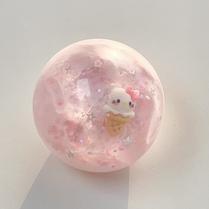Kitty Mochi Squishy Stress Ball, Sensory Toy, Fidget,Stress Relief,
