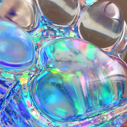 Pata de Gato Squishy|¡Nuevos modelos para marzo! Pata de gato transparente súper bonita | ¡colorida, que cambia de color! Serie Color Aurora, Tonos Diamante