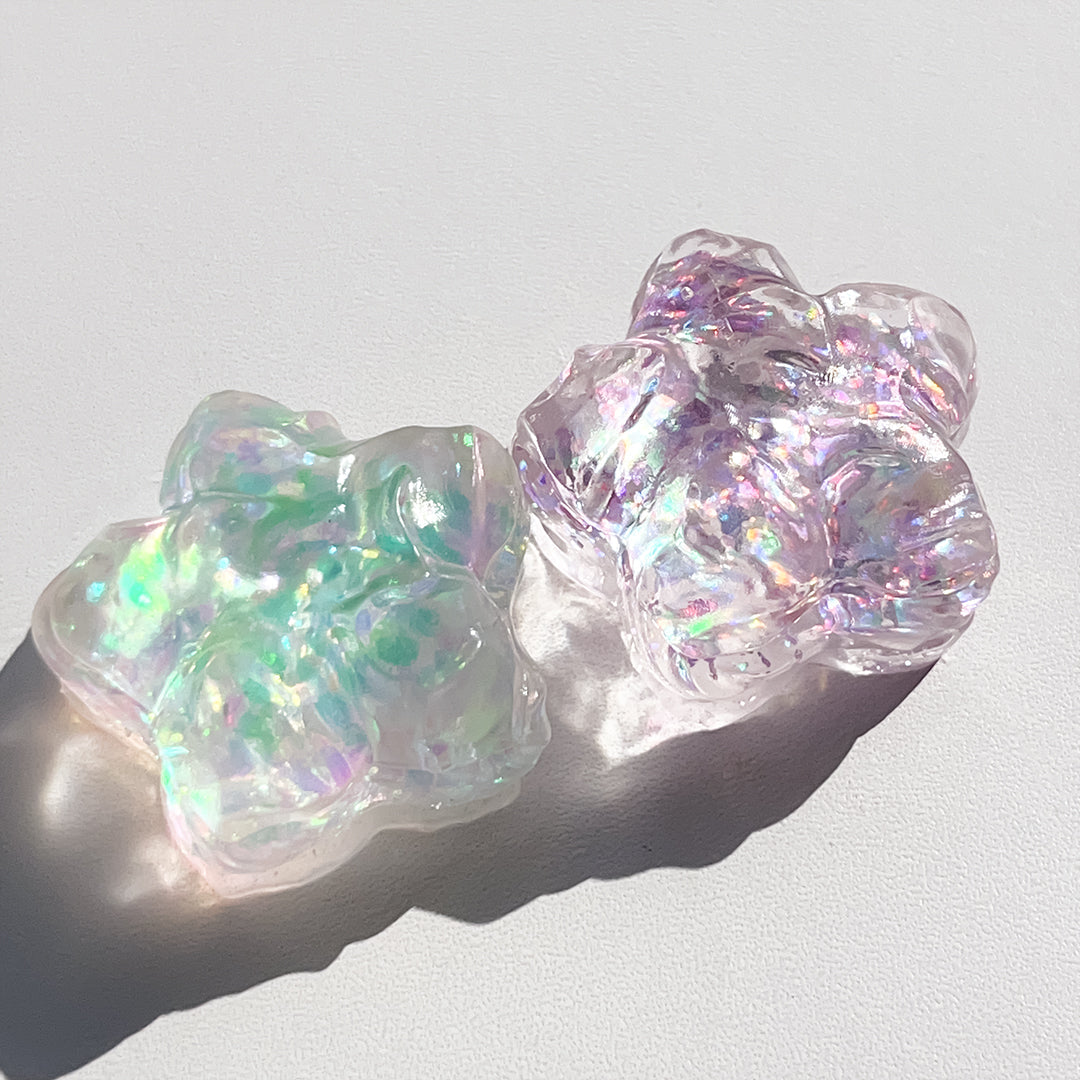 Estrellas coloridas, Taba Squishy, Hecho a mano, Squishy, Juguete, Bonito, Alivio del estrés, Regalo, cumpleaños, presente, Novia, Niño, para hija, Arco iris, cielo estrellado