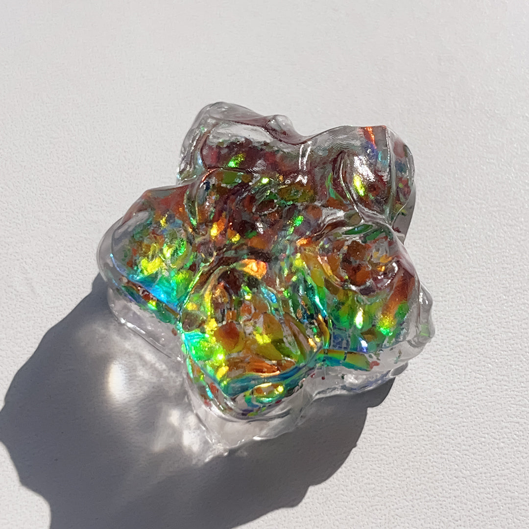 Estrellas coloridas, Taba Squishy, Hecho a mano, Squishy, Juguete, Bonito, Alivio del estrés, Regalo, cumpleaños, presente, Novia, Niño, para hija, Arco iris, cielo estrellado