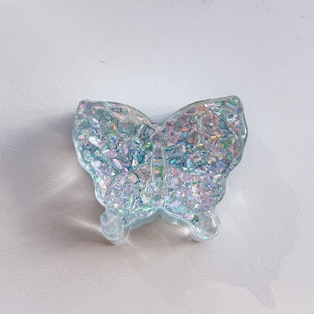 Mariposa glaciar, Arcoíris, Hecho a mano, Taba Squishy, Llavero, Bonito, Juguete, Regalo sorpresa, Para novia, Para niño, Hermoso, Para hija, Regalo de cumpleaños