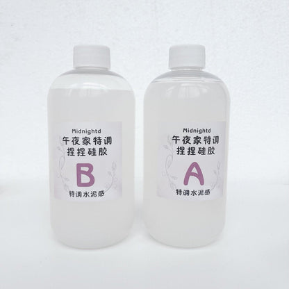 The raw material for making squishy silicone glue A+B