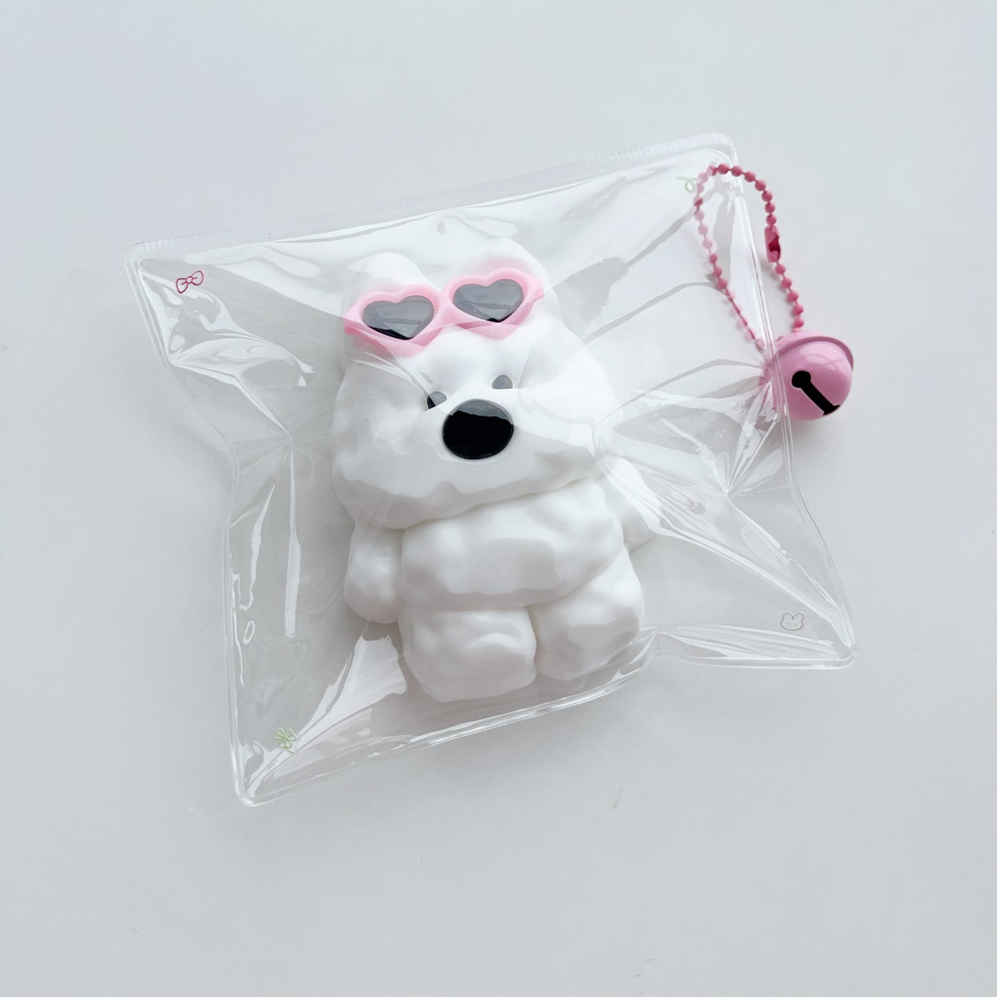 Terrier blanco de las Tierras Altas de Escocia, perro de peluche blando hecho a mano Taba