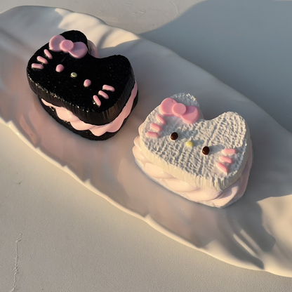 3 Layered Kitty Cream Sandwich Cookie Handmade Taba Squishy Not Tpr