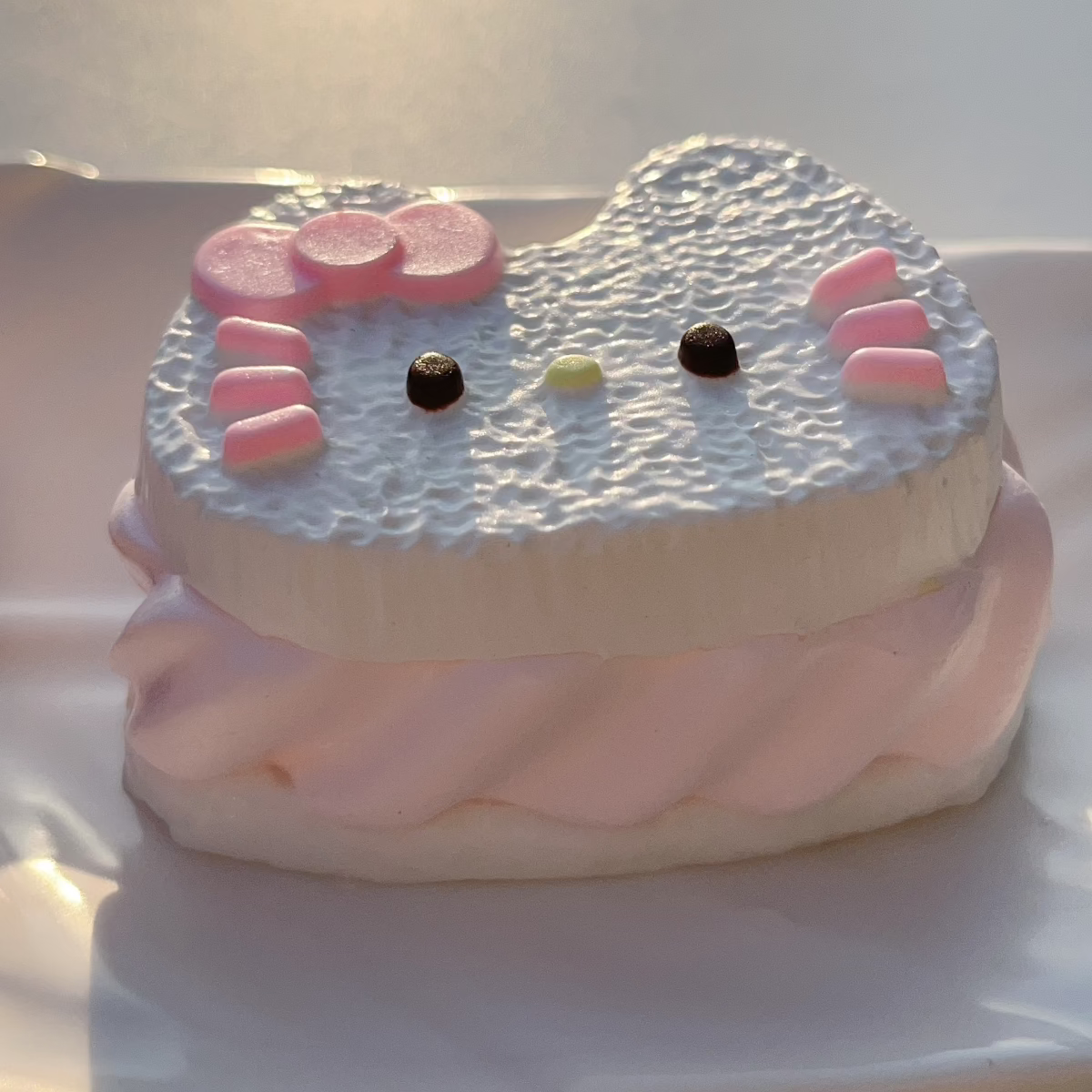 3 Layered Kitty Cream Sandwich Cookie Handmade Taba Squishy Not Tpr
