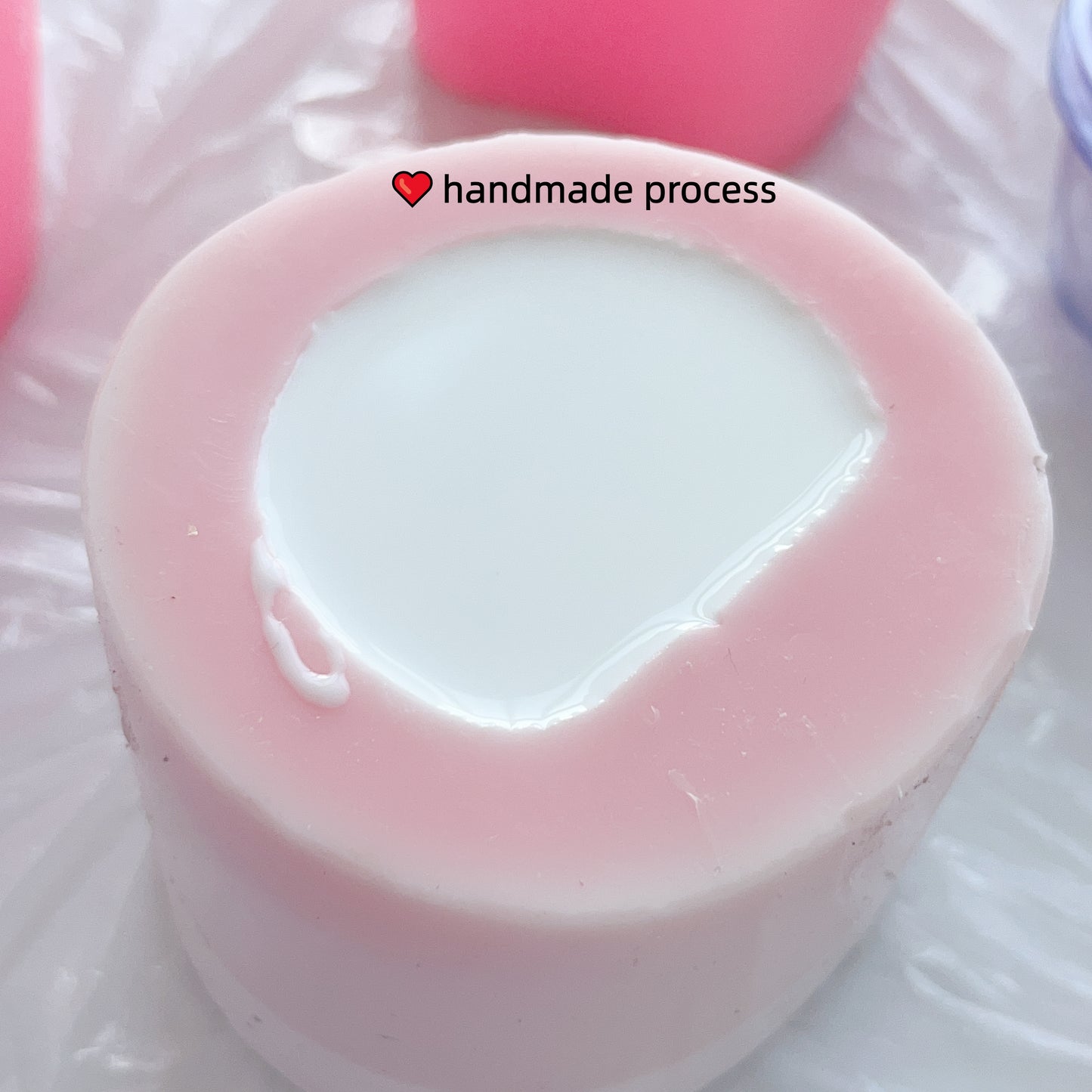 Colorful|Purple Pink Hamster Handmade Taba Squishy