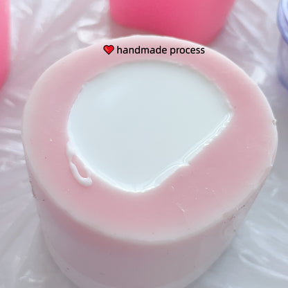 Colorful|Purple Pink Hamster Handmade Taba Squishy