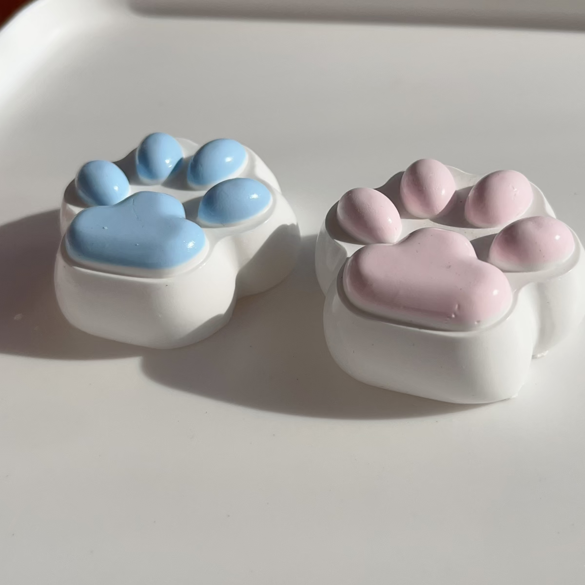 Squishy hecho a mano de pata de gato Taba