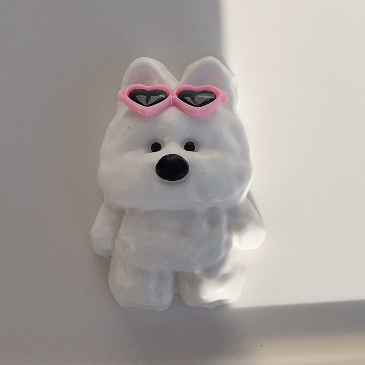 Terrier blanco de las Tierras Altas de Escocia, perro de peluche blando hecho a mano Taba