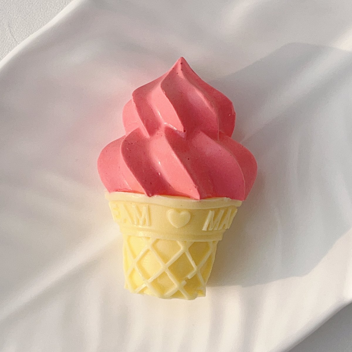 Pequeño helado artesanal Taba Squishy Llavero