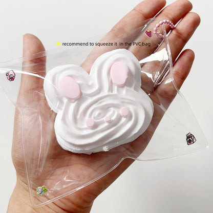 Bunny Cookie Handmde Taba Squishy