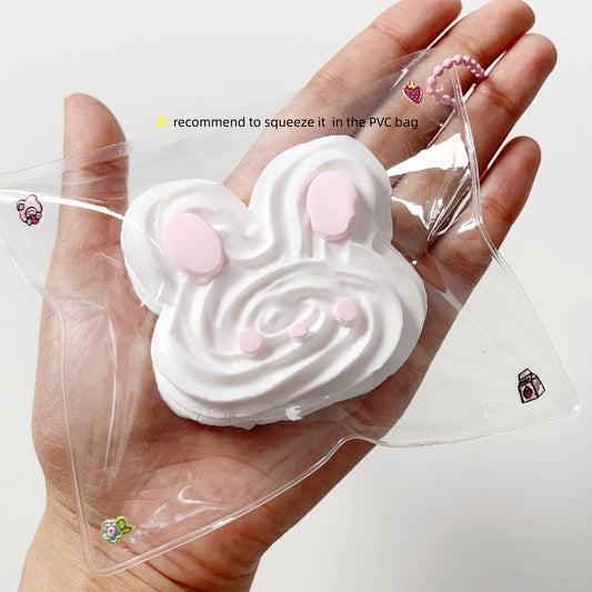Bunny Cookie Handmde Taba Squishy