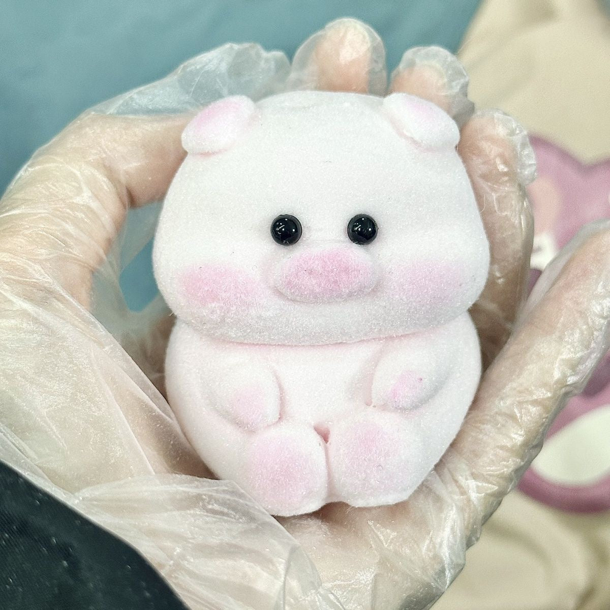 Cerdito gordo hecho a mano Taba Blandito