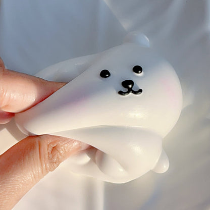 Squishy de oso blanco, hecho a mano, squishy Taba, juguete para aliviar el estrés, niños, divertido, regalo para niños, regalo para novia, juguete bonito, juguete de oso de peluche, para amigos, divertido