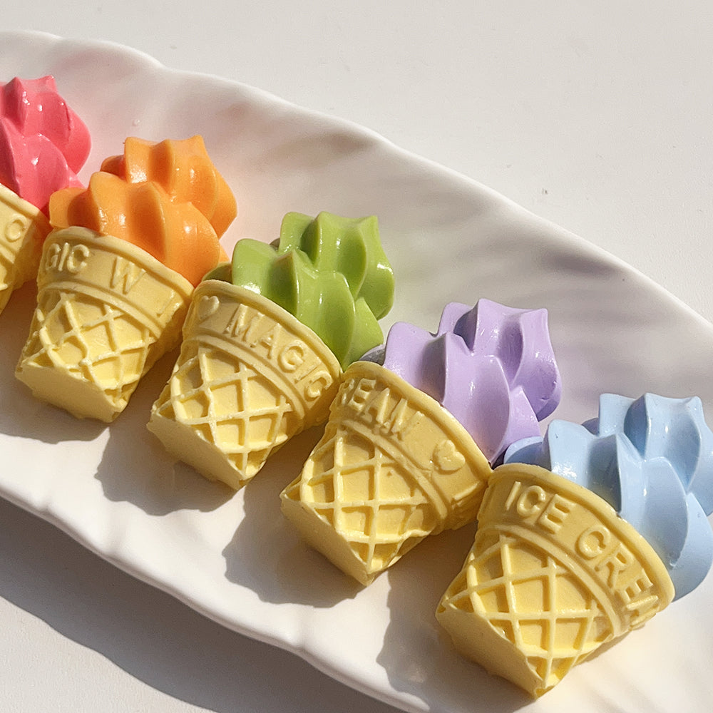 Pequeño helado artesanal Taba Squishy Llavero