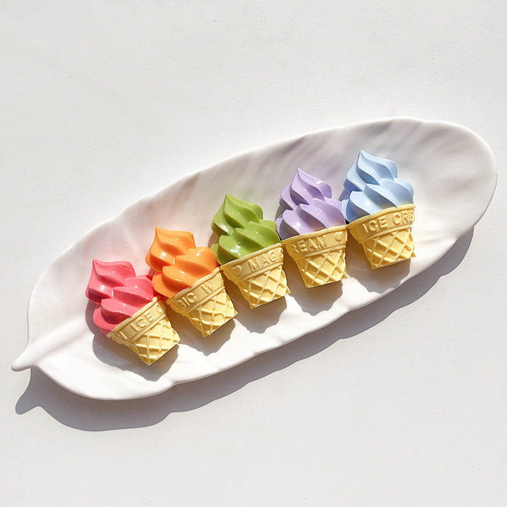 Pequeño helado artesanal Taba Squishy Llavero