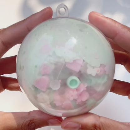 Pastel Floral Block Mochi Squishy Ball,Fidget, Sensory Stress Relief Toy, GF