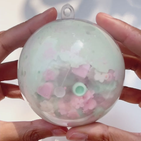 Pastel Floral Block Mochi Squishy Ball,Fidget, Sensory Stress Relief Toy, GF