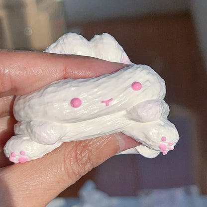 Conejo tabasquishy, Juguete antiestrés para adultos, Juguete divertido para niños, gato lindo, con purpurina, regalo para niños, regalo para novia, para amigos, divertido, regalo de cumpleaños