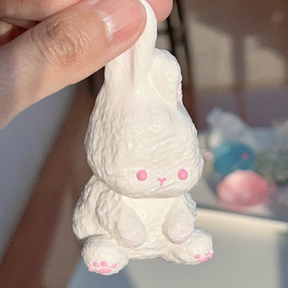 Conejo tabasquishy, Juguete antiestrés para adultos, Juguete divertido para niños, gato lindo, con purpurina, regalo para niños, regalo para novia, para amigos, divertido, regalo de cumpleaños